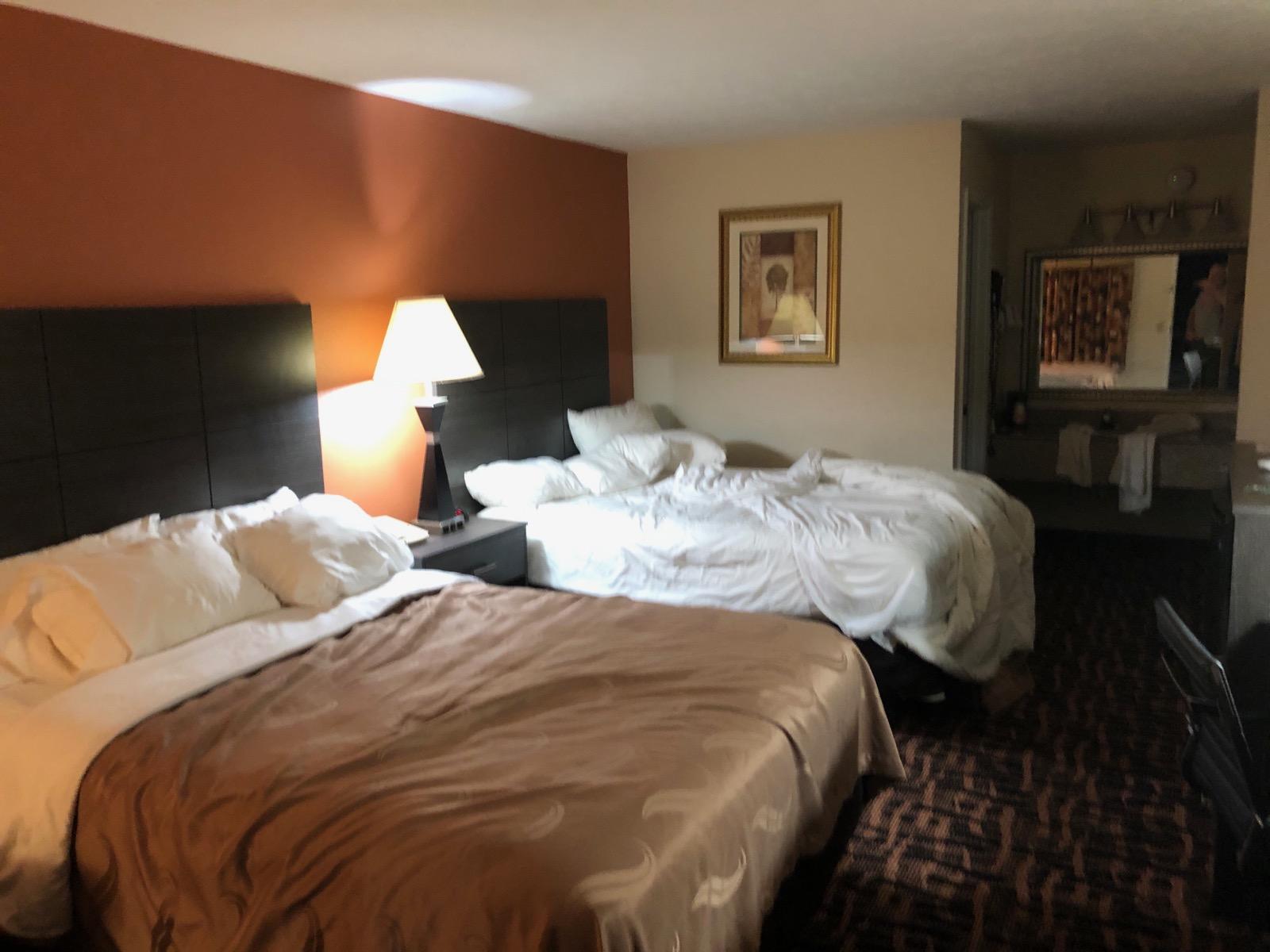 Camping in the hotel room